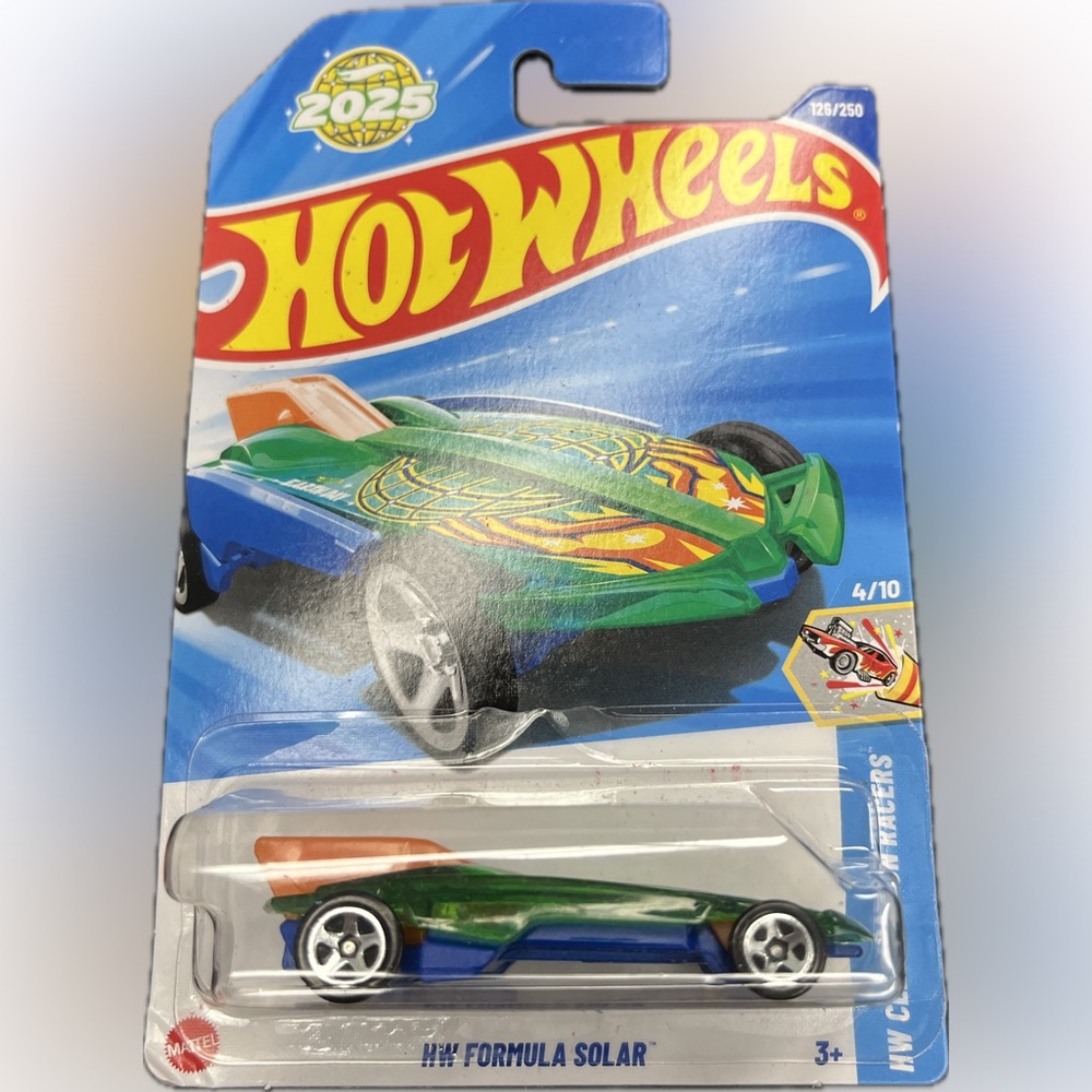 Hot Wheels HW Formula Solar (2025 Mainline | Green/Blue Variant)